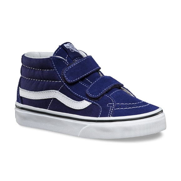 navy high top vans